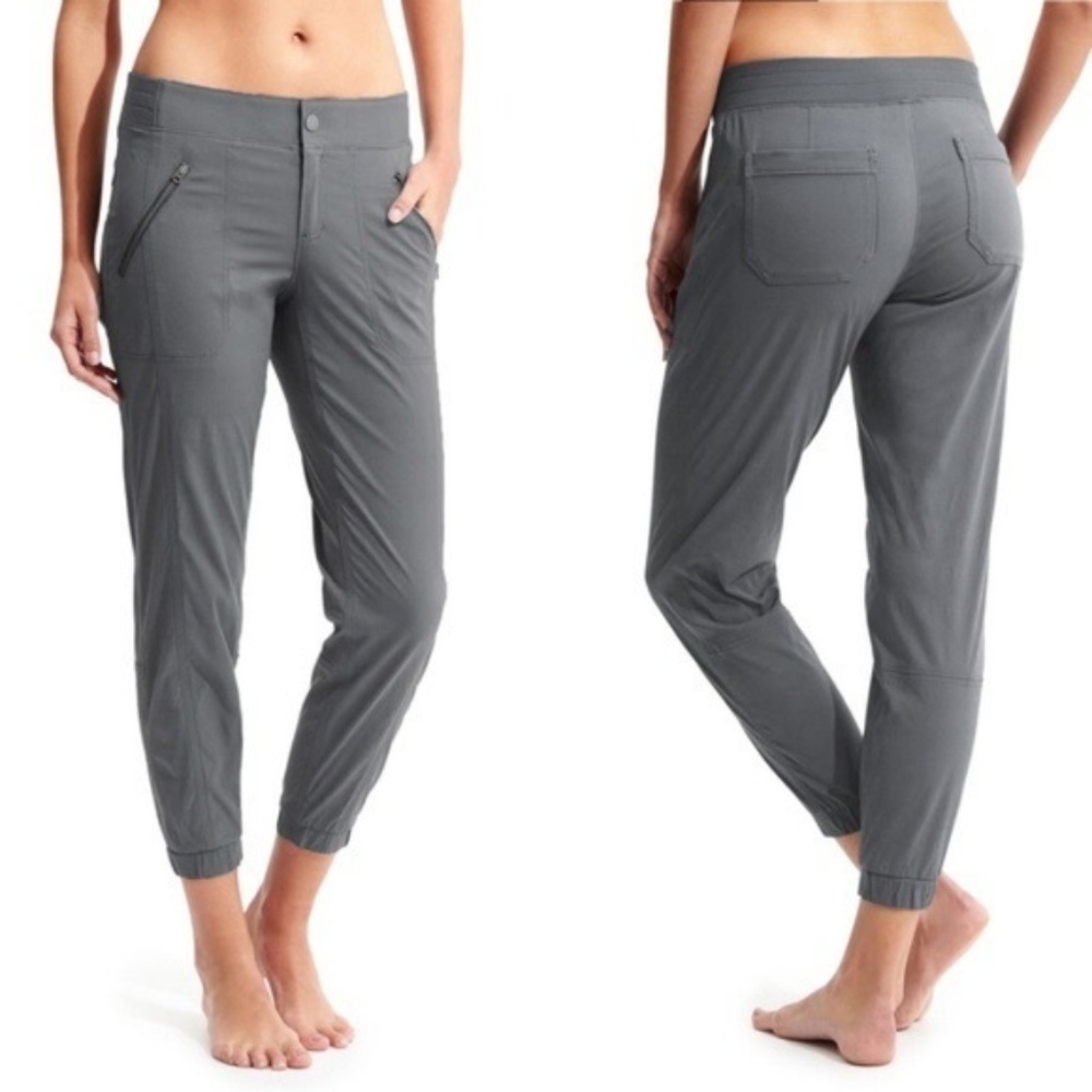 Athleta Trekkie Jogger, size 4.  Grey